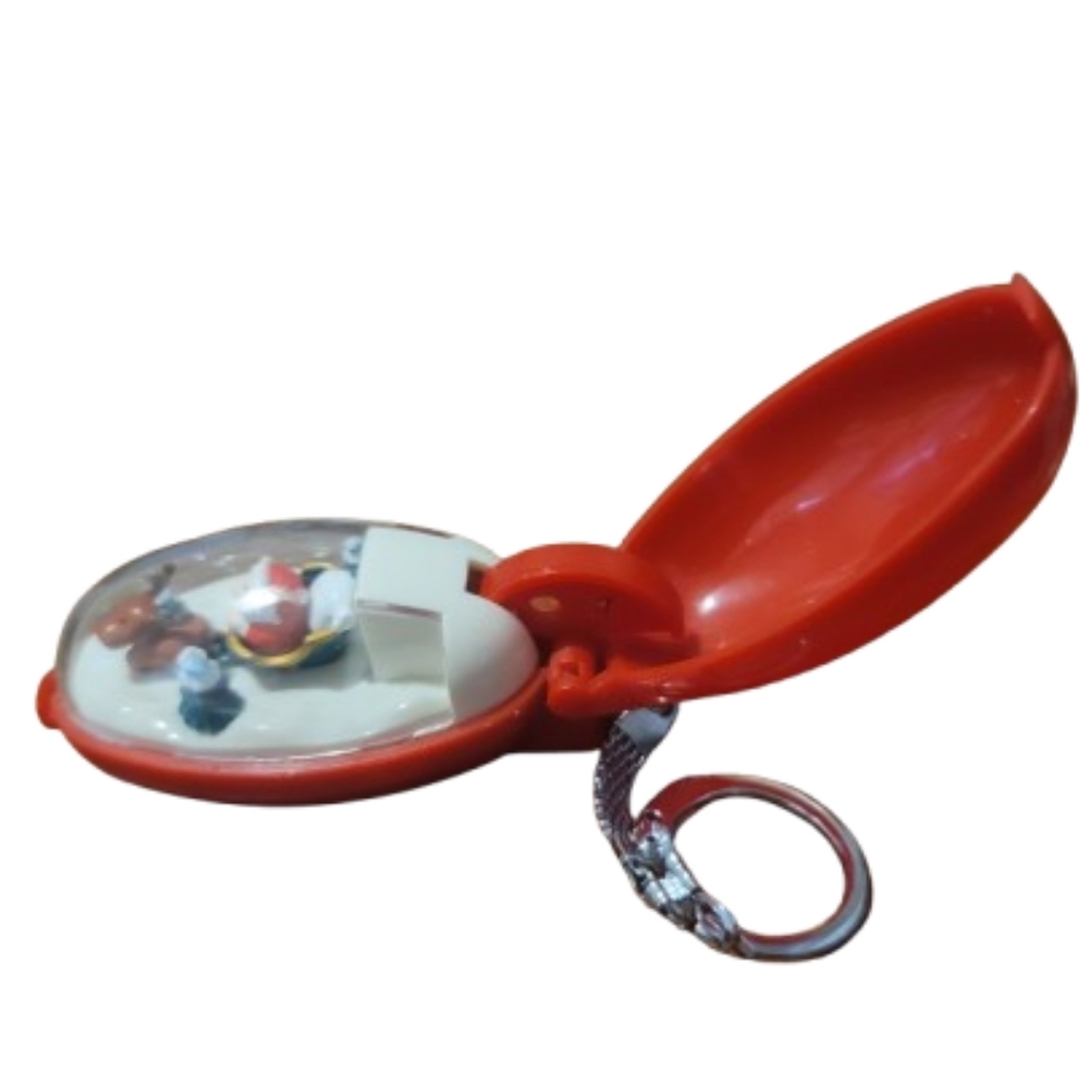 Takara Pocket Critter Merry Christmas Santa In His Sleigh Reindeers Trees